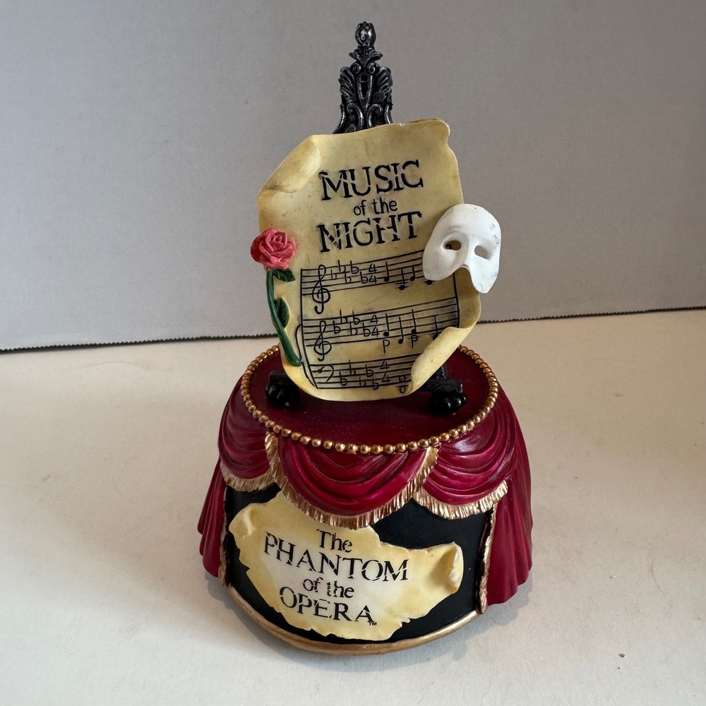 Phantom of the Opera Music Box San Francisco Music Box Co Music of the Night Red